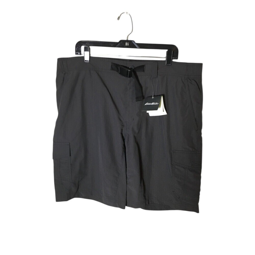 Eddie Bauer Shorts Women's Size XL Black Carbon Mr Explorer UPF 50+